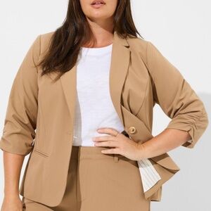 Torrid City Twill Classic Fit Blazer 4x
